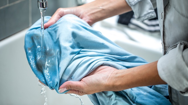 washing stains out of school uniforms